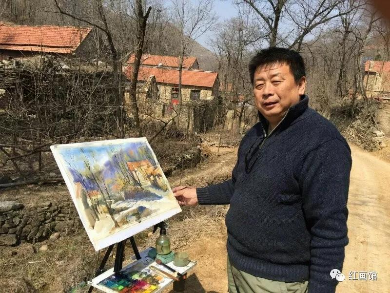 『范雷』淋漓酣畅自然洒脱 范雷水彩风景画欣赏